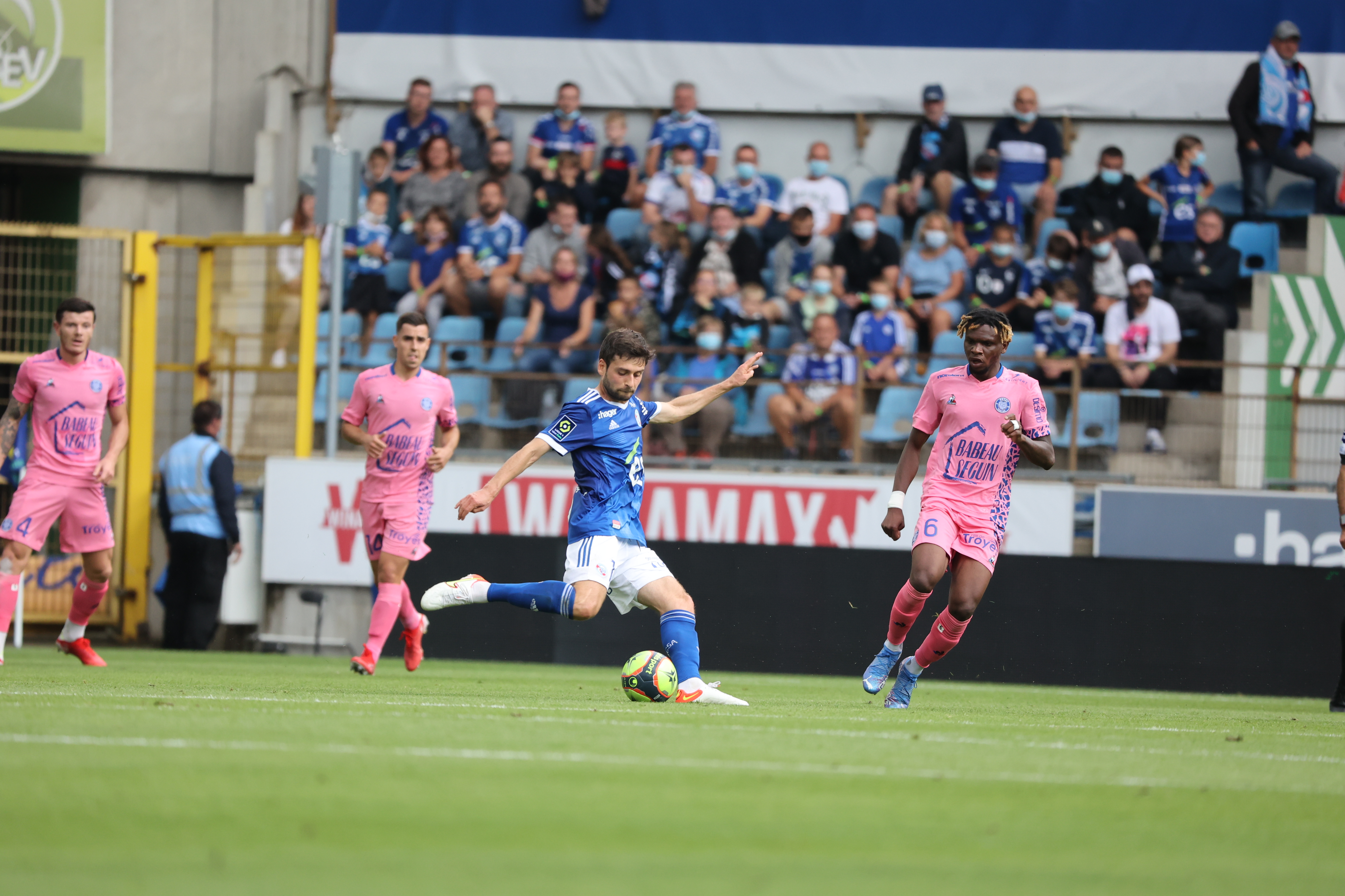 Sanjin PRCIC of Racing Club de Strasbourg during the French Cup match  News Photo - Getty Images