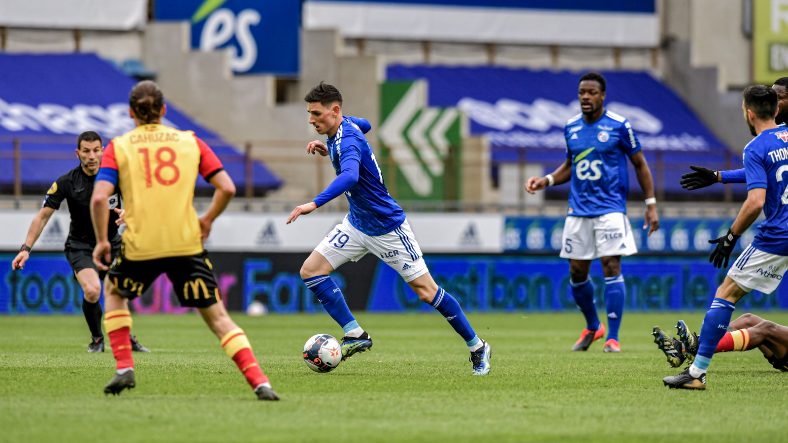 RC STRASBOURG ALSACE - RC LENS (1 - 0) - Highlights - (RCSA - RCL) /  2021-2022 